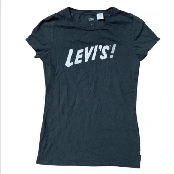 Levi’s Black Graphic Basic Tee XS - Picture 1 of 6